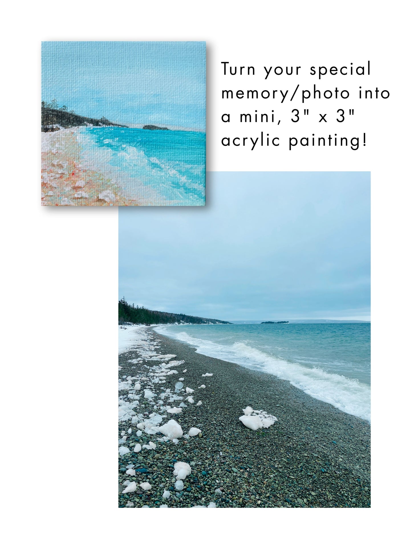 Custom Mini Canvas · 3" x 3"