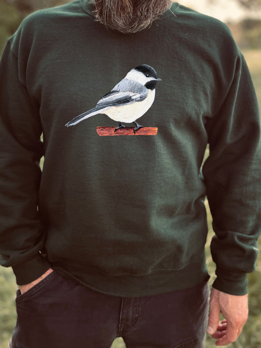 Black-Capped Chickadee Sweatshirt: Hanwell