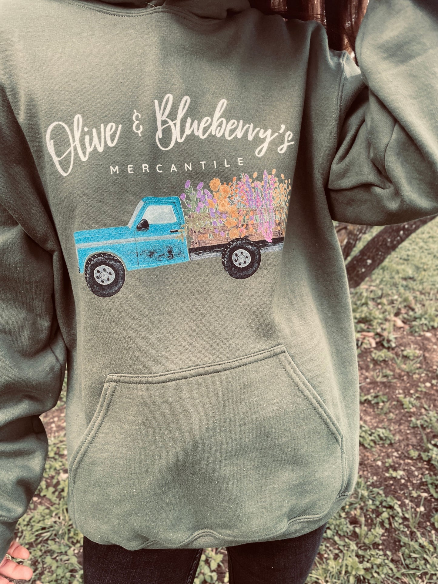 Logo Hoodie: Olive