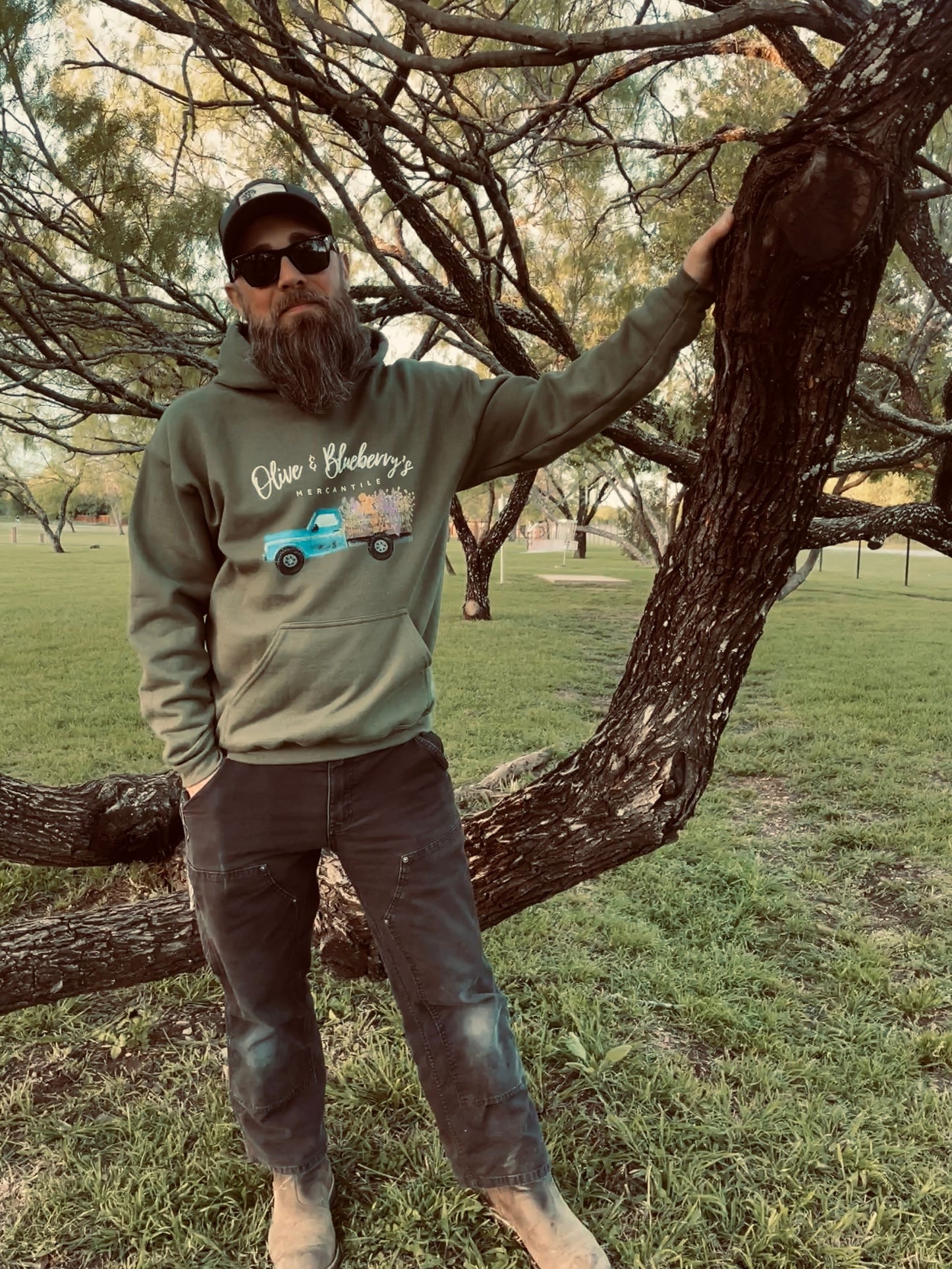 Logo Hoodie: Olive