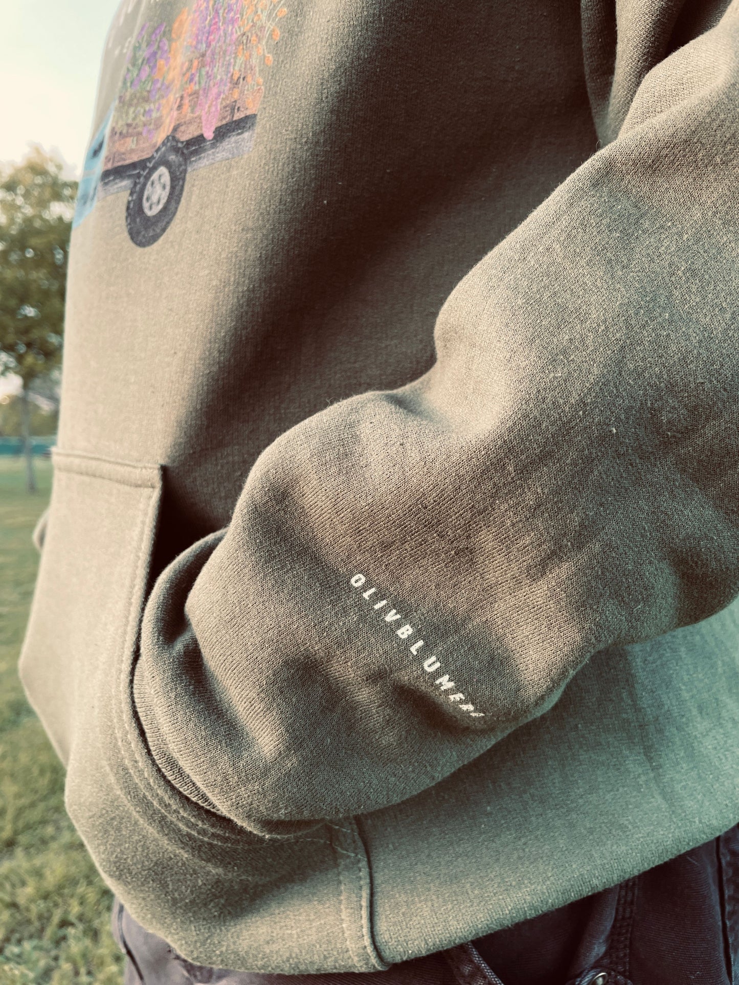 Logo Hoodie: Olive