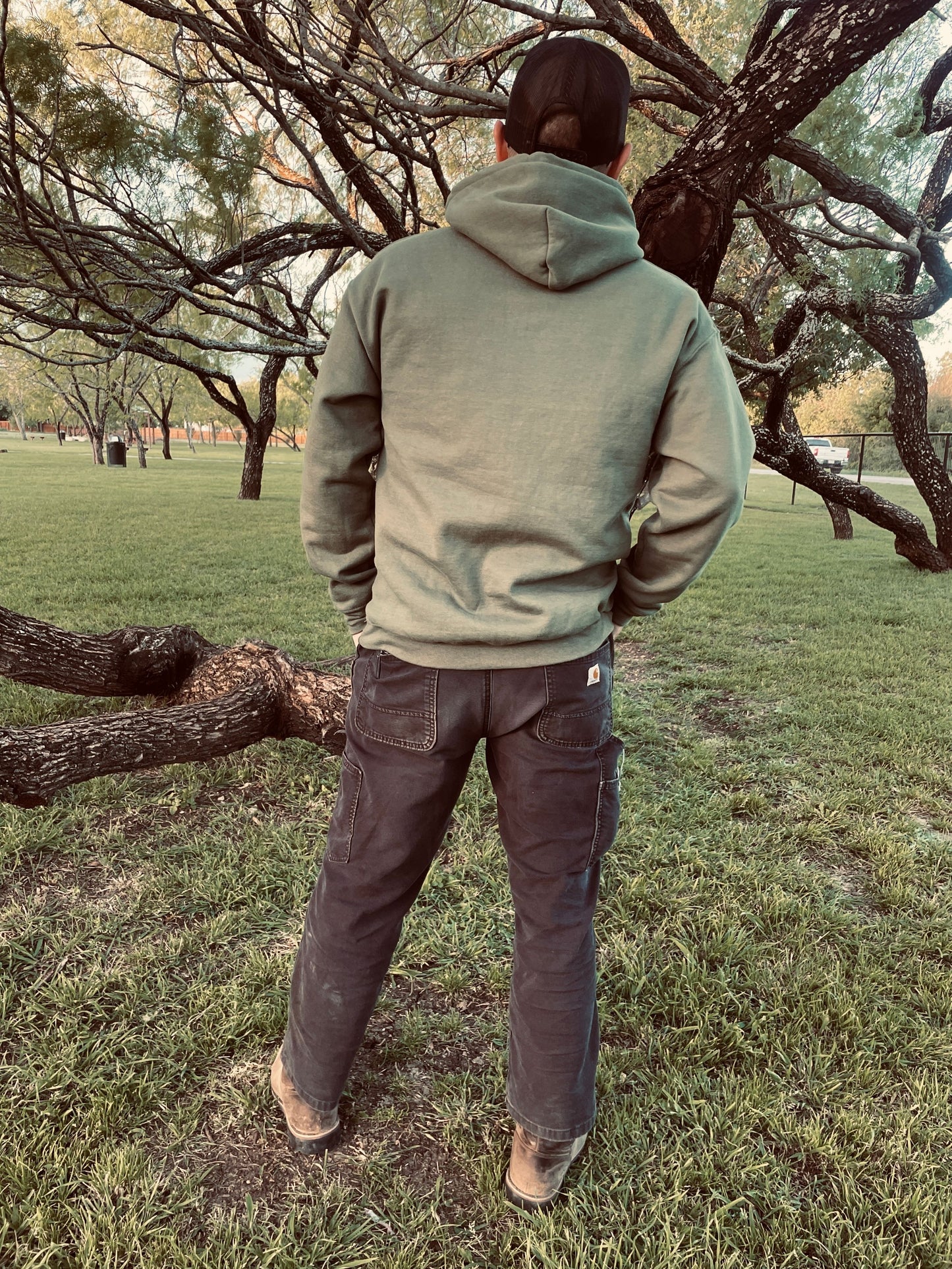 Logo Hoodie: Olive