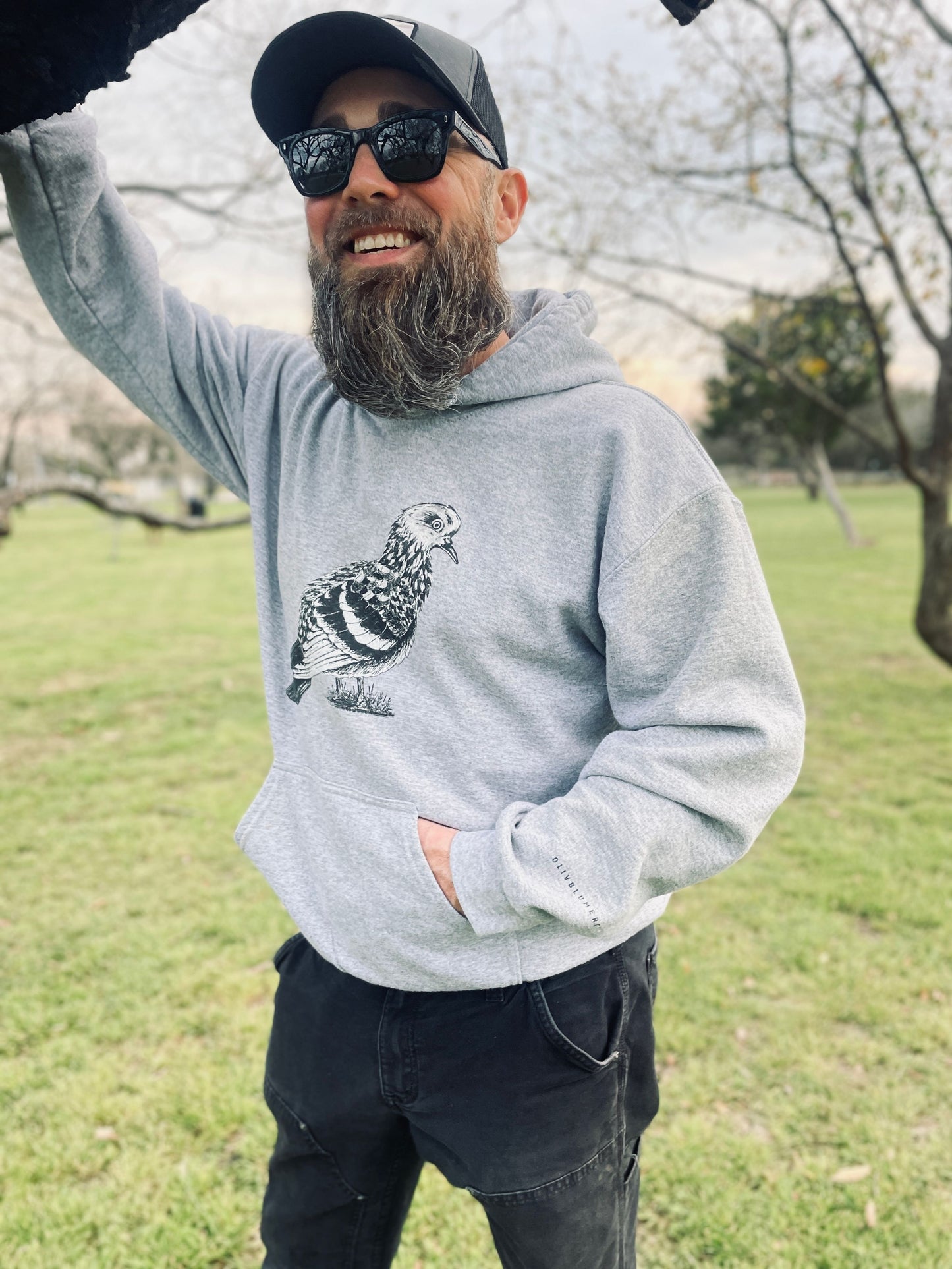 Pigeon Hoodie: Abigale