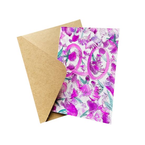 Custom Birthday Card · Floral · Watercolour