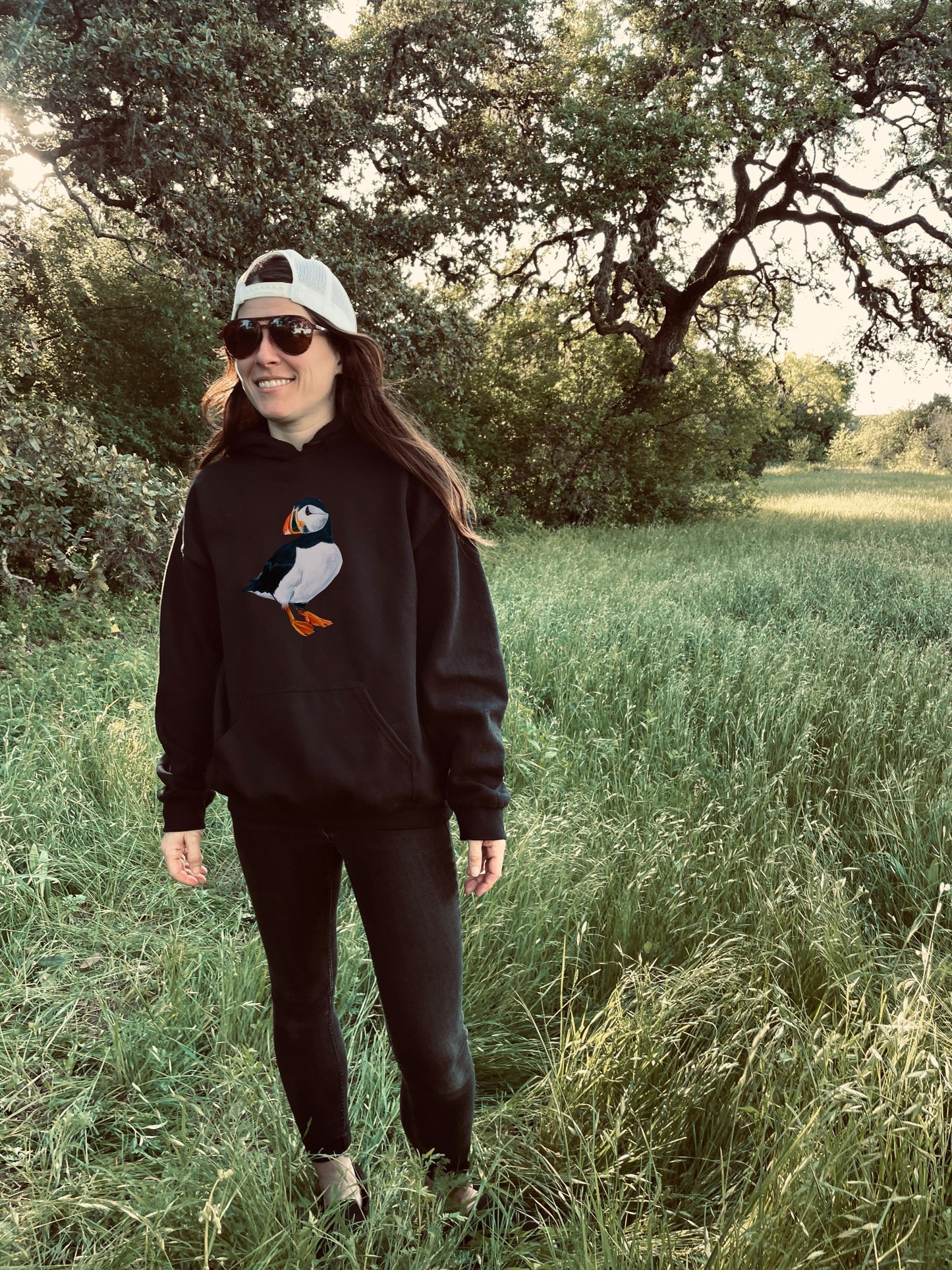 Puffin Hoodie: Perlican