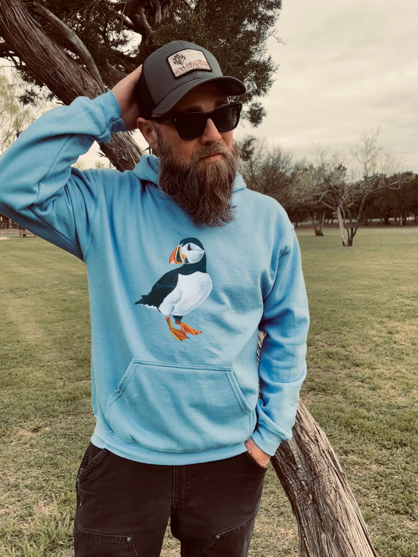Puffin Hoodie: Perlican
