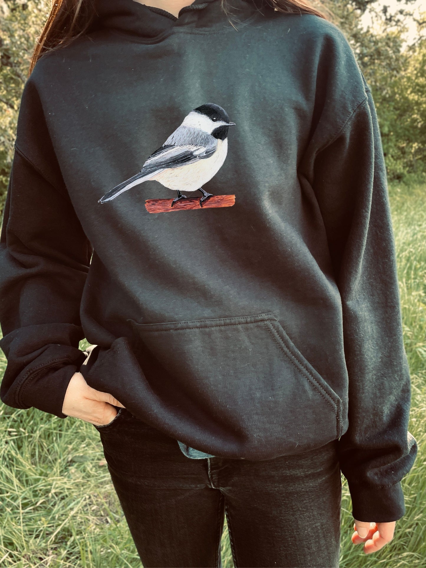Black-Capped Chickadee Hoodie: Hanwell