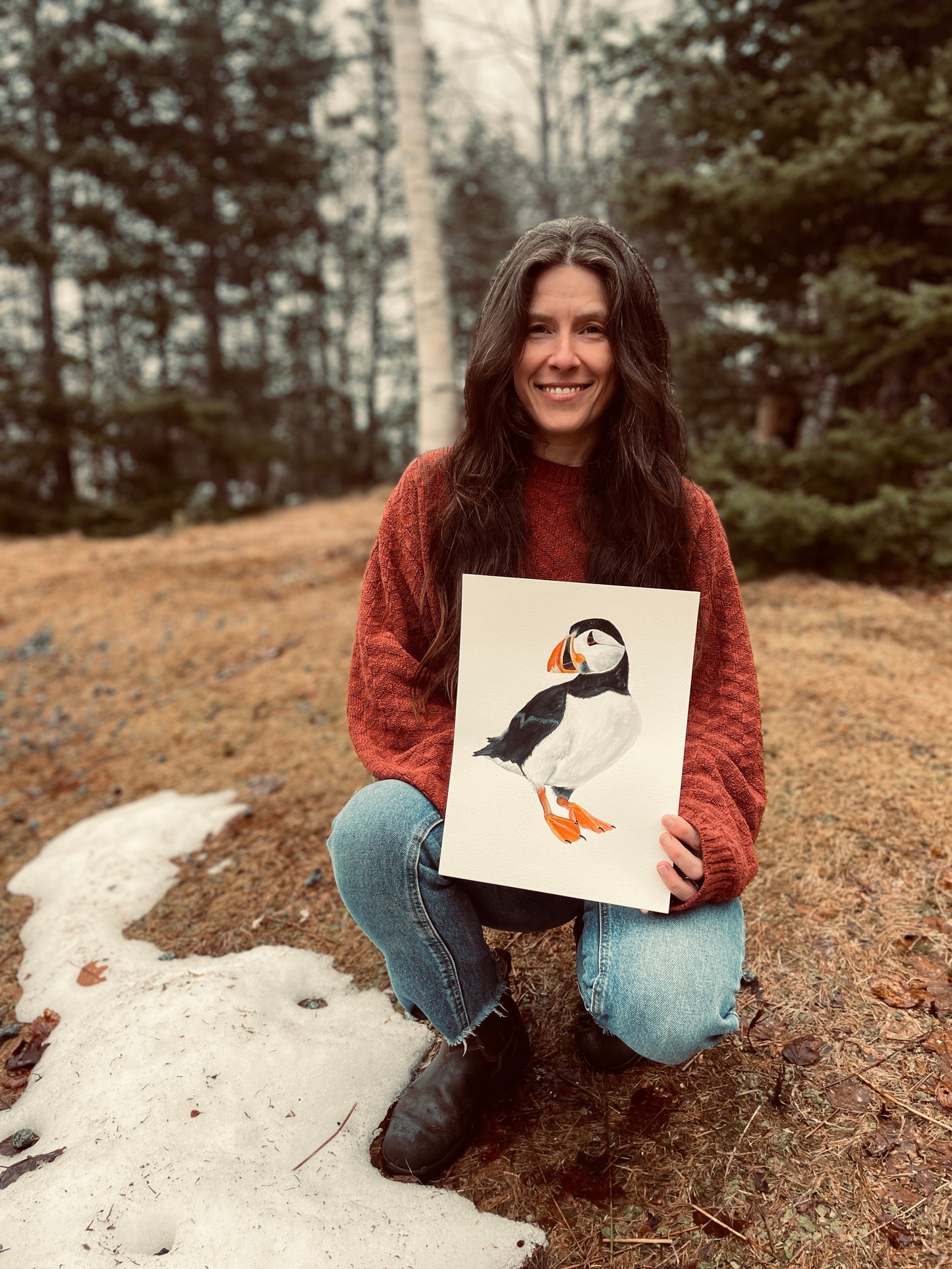 Puffin Sweatshirt: Perlican