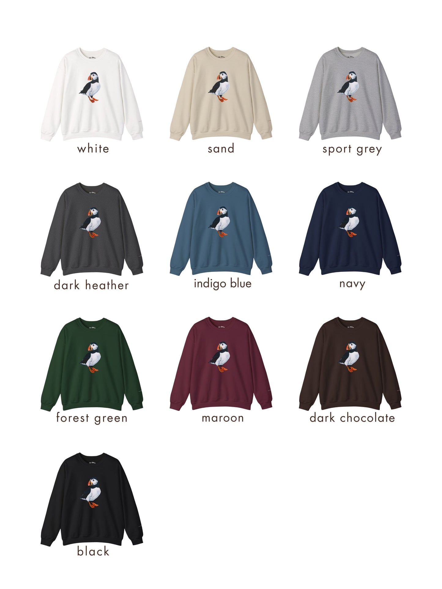 Puffin Sweatshirt: Perlican